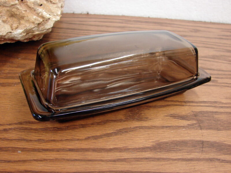 Vintage PYREX Clear Smoke Brown Kitchen Baking Accessories, Moose-R-Us.Com Log Cabin Decor