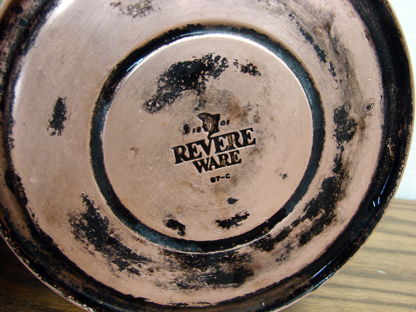 Vintage Copper Bottom Revere Ware 1.5 Qt Tea Pot Kettle Whistling Stainless Teapot - Image 2