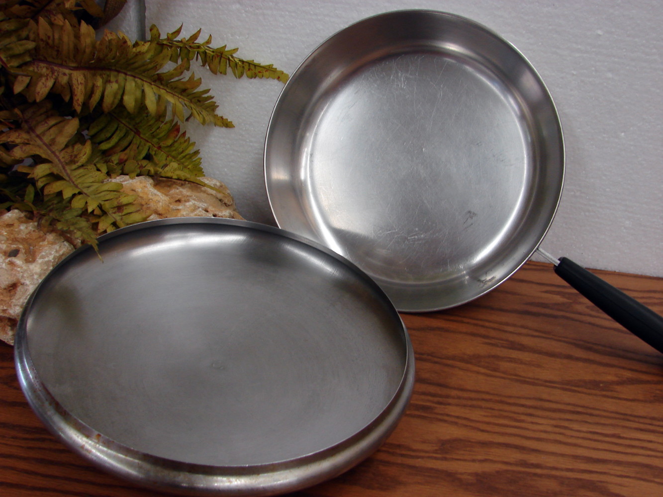 Vintage Copper Bottom Revere Ware 10" Skillet Frying Pan w/ Lid Chicken Fryer - Image 5