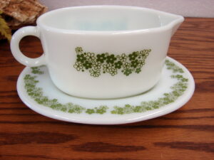 Vintage Pyrex Corelle Spring Green Crazy Daisy Dinnerware and Accessories