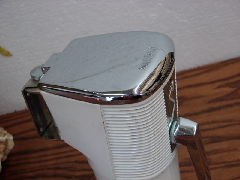 Vintage Art Deco Chrome Pot Metal Swingaway Ice Cube Crusher NOS, Moose-R-Us.Com Log Cabin Decor