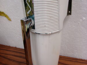 Vintage Art Deco Chrome Pot Metal Swingaway Ice Cube Crusher NOS