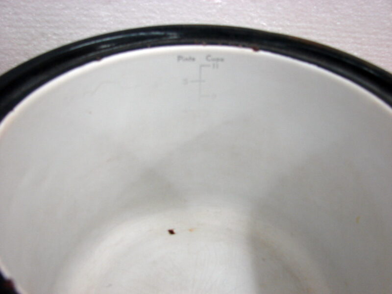 Antique Cast Enamel Vollrath Kook King Enamelware Pot w/ Art Deco Lid, Moose-R-Us.Com Log Cabin Decor