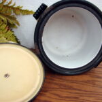 Antique Cast Enamel Vollrath Kook King Enamelware Pot w/ Art Deco Lid - Image 4