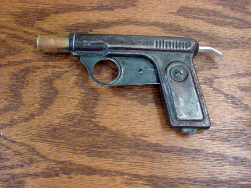 Vintage 1920&#8217;s Daisy No 71 Metal Repeater Water Pistol Works, Moose-R-Us.Com Log Cabin Decor