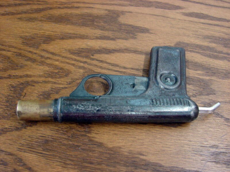 Vintage 1920&#8217;s Daisy No 71 Metal Repeater Water Pistol Works, Moose-R-Us.Com Log Cabin Decor