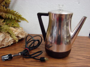 Complete Vintage West Bend Flavo-Matic Electric Pink Coffee Percolator 8 Cup