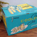 Vintage Anchor Hocking Butterprint NIB Cooler Set Pennsylvania Dutch Glasses Pitcher