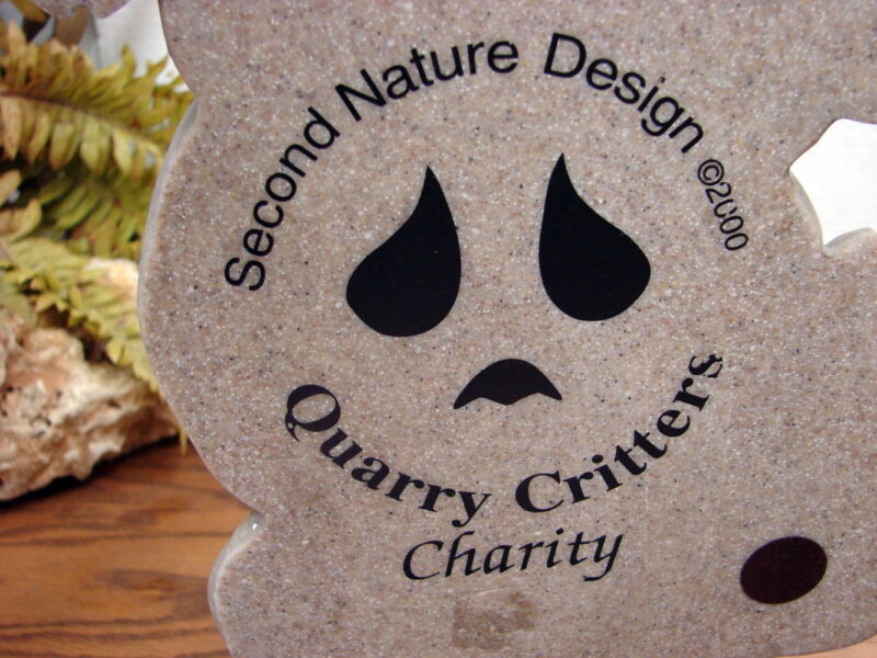 Quarry Critters 2000 Charity Oversized Cow Second Nature Design, Moose-R-Us.Com Log Cabin Decor