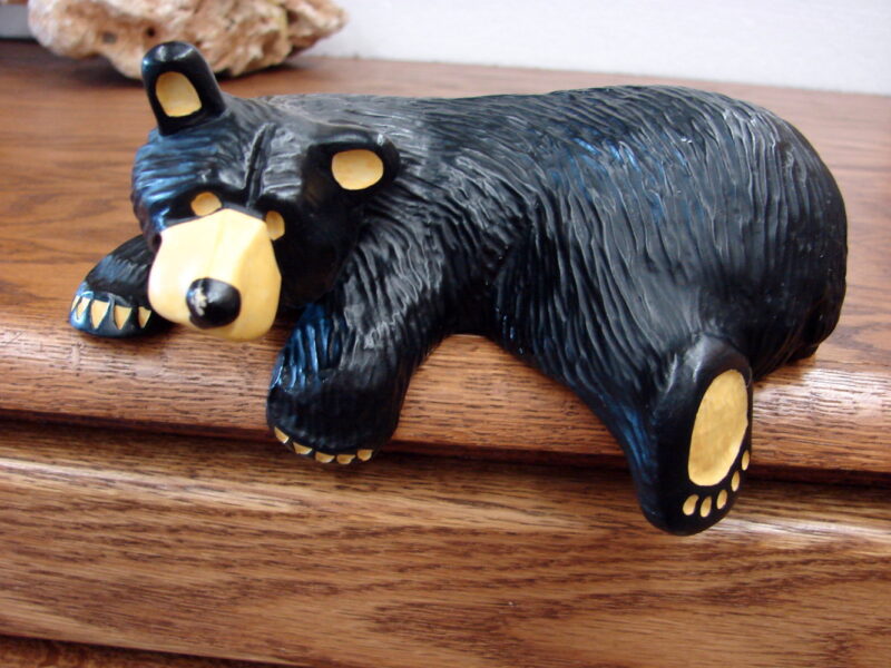 Big Sky Carvers Jeff Fleming Bear Foot Bears Shelf Sitter Raymond