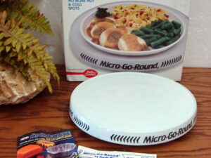 Vintage Nordic Ware Micro-Go-Round Microwave Turntable Weight Activated