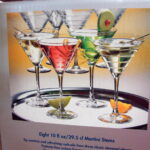 Mikasa Crystal NIB Set/8 Etched Martini Stems Glasses 10 fl Oz - Image 2