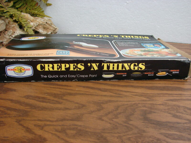 Vintage Scandinavian Nordic Ware Crepes n&#8217; Things Crepe Pan Iron, Moose-R-Us.Com Log Cabin Decor