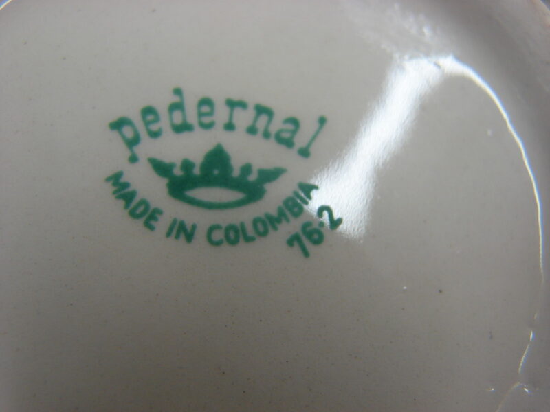 Vintage Pedernal Pottery Colombia Currier Ives Outdoor Hunting Fishing Scene Mugs, Moose-R-Us.Com Log Cabin Decor