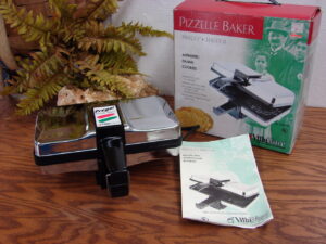 Vintage Electric Pizzelle Baker Prego VillaWare 3600 Authentic Italian Cookies