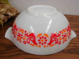 Vintage PYREX Friendship #443 Cinderella Nesting Mixing Bowl Opal Patterned