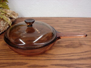 Choice of Vintage PYREX Glass Amber Brown Corning Vision Cookware