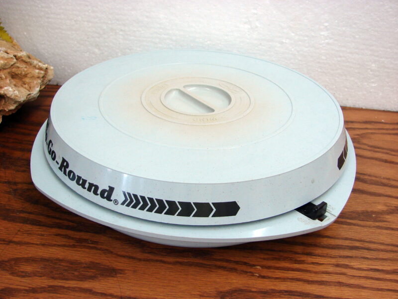 Vintage Nordic Ware Micro-Go-Round Microwave Turntable Off/On Toggle, Moose-R-Us.Com Log Cabin Decor