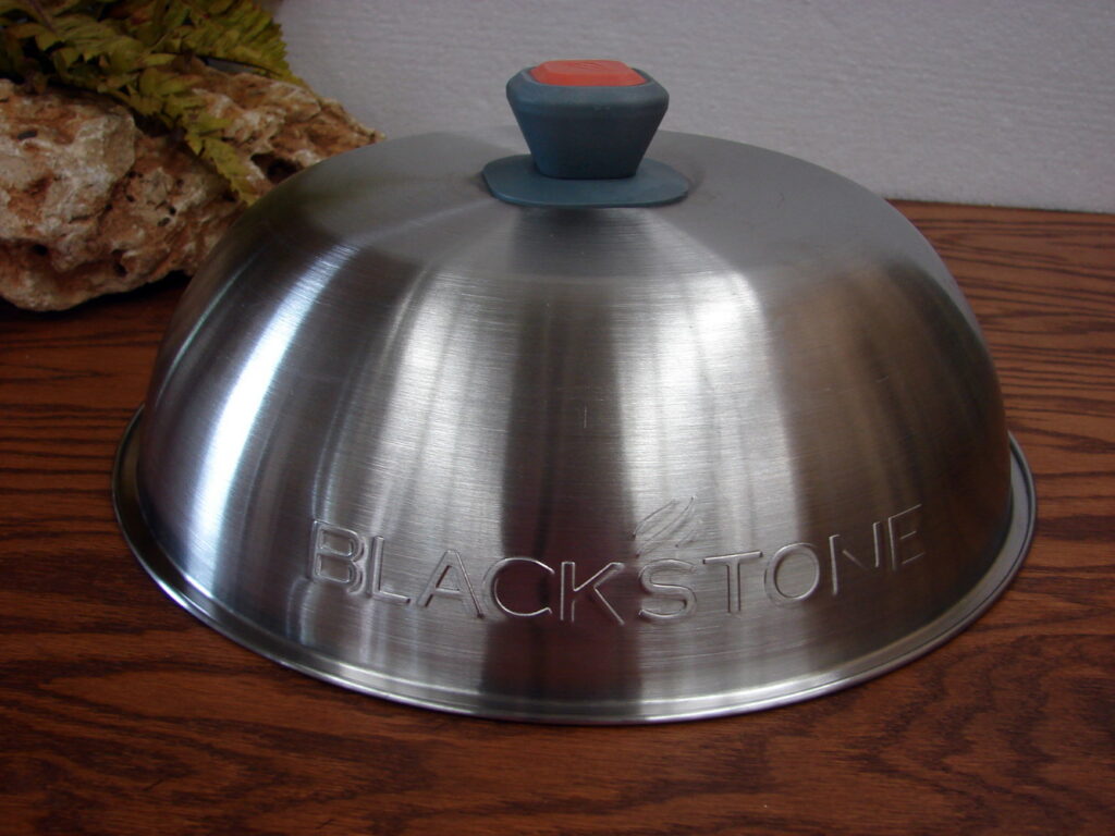 Stainless Blackstone Signature Griddle Grill Steamer Basting Melting Lid Cover