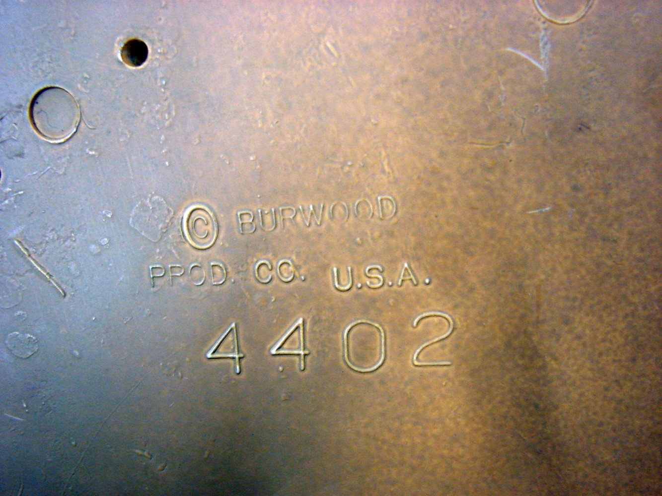 Vintage Burwood Products 3-D Wall Hanging Ivory Tan Fan 4402 Hollywood Ornate - Image 3