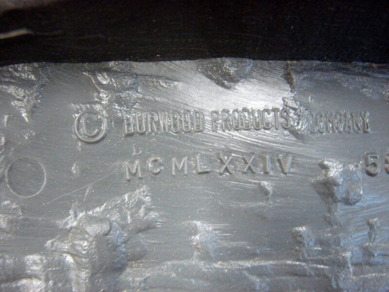 Vintage 1974 Burwood Products 3-D Oversized 46" Wall Hanging Barn Hay Wagon Car - Image 4