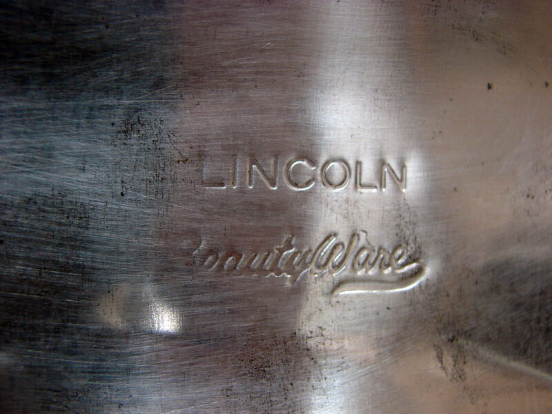 Vintage 4 pc Canister Set Lincoln Beautyware Chrome MCM Retro Stacking, Moose-R-Us.Com Log Cabin Decor