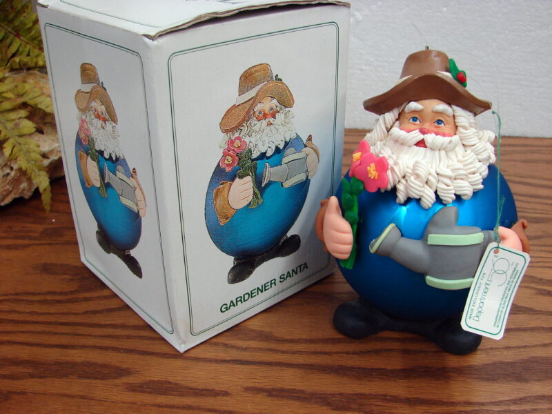 Vintage Retired Dept 56 Doctor Gardener Fat Ball Ornament Collectible, Moose-R-Us.Com Antiques Collectibles Log Cabin Decor
