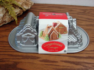 Antique Krumkake Iron Red Wood Handle Plastics for Industry Mpls Nordic Ware, Moose-R-Us.Com Log Cabin Decor