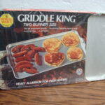 Vintage Scandinavian Nordic Ware Griddle King Two Burner Size Like New