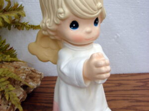 1981 Precious Moments Last Forever Display Dealer Sign 6&#8243;, Moose-R-Us.Com Log Cabin Decor