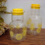 Vintage PYREX Lemon Carafe #3515 #3520 Lemon-aid Carafe w/ Lid
