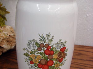 Upcycled Vintage Corning Ware Spice of Life Percolator Base Utensil Holder