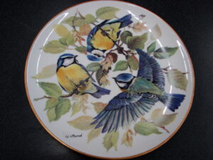 Set/8 Europäische Singvögel von Ursula Band Bird Plate Collection Plates WWF
