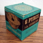Vintage PYREX 5 Oz #445 Custard Cups Original Box Rimless Style 3 Ring