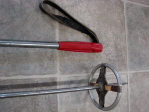 Vintage Ski Poles True Temper Step Down Ski Lodge Wall Hanging Decor