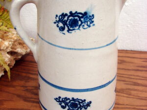 Vintage Western Stoneware Old Sleepy Eye Stein Brown Mug Set/2, Moose-R-Us.Com Log Cabin Decor
