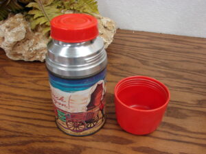Vintage 1958 Chuck Wagon Aladdin Industries Lunch Box Thermos