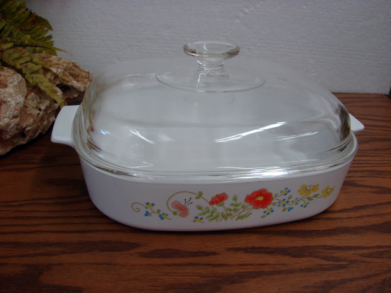 Vintage PYREX Corning Ware Corelle Wildflower A-10 Casserole w/ Lid 10"