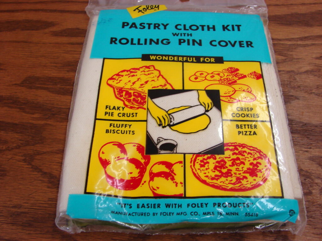 Vintage Replacement Foley Pastry Cloth Rolling Pin Cover Brand New in
