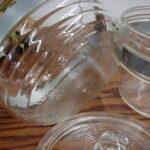 Antique 1940's Glasbake McKee Range-Tec Double Boiler Complete - Image 7