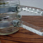Antique 1940's Glasbake McKee Range-Tec Double Boiler Complete - Image 6