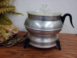 Vintage MCM Chrome Art Deco Popex Popcorn Popper