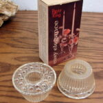 Easy Elegance Posy Ring Set/2 Floral Candle Flower Arrangement NIB