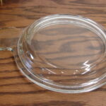Set of 4 Pyrex Corning Ware Grab It Clear Glass Replacement P-150-C Lids Only