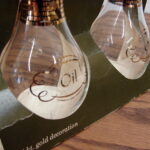 Vintage PYREX 14 kt. Gold Trim Oil Vinegar Cruet Set Dressing Bottles NIB Corning - Image 2