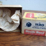 Vintage Reel Box ONLY Bronson Mercury #2550 and South Bend #1130 - Image 3