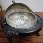 Vintage Victorian Silver Hinged Dome Caviar Butter Server FB Rogers - Image 2