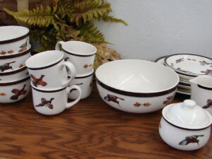 Big Sky Stoneware Uplands Game Bird Serving Pieces Dinnerware Phillip Crowe