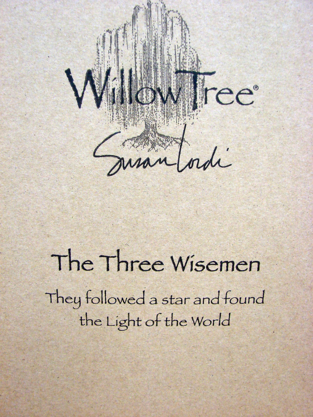 Brand New Susan Lordi Willow Tree Nativity 3 Pc The 3 Wisemen Set - Image 3