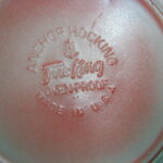 Vintage Anchor Hocking Fire King Red Soup Mug Bowl D Handle - Image 2